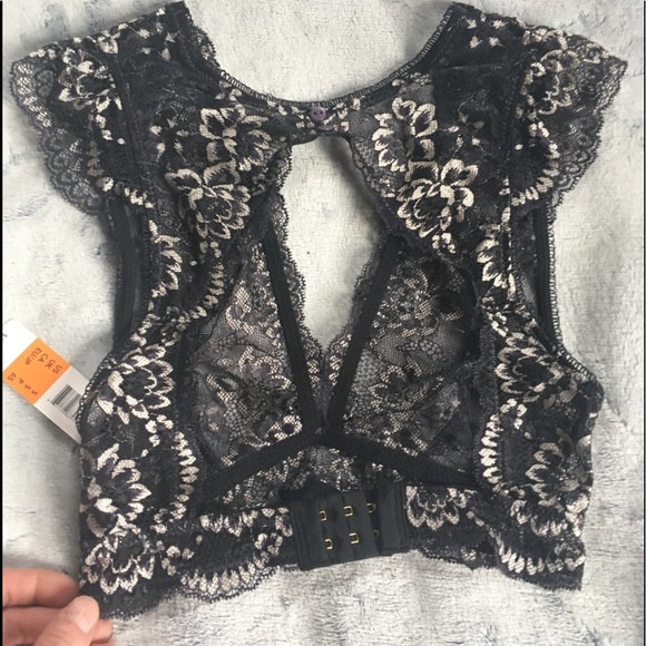 Sam Edelman Cap Sleeve Lace Bralette - Picture 5 of 5